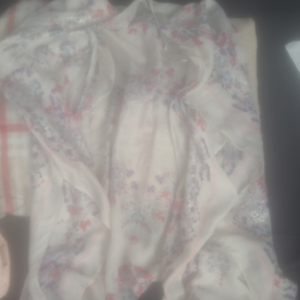 Floral Sheer Swim Coverup